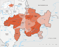 Bezirke des Kantons Graubünden