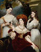 Lady Stuart de Rothesay and her daughters, Paris 1830