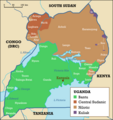 Image 21An ethnolinguistic map of Uganda (from Uganda)