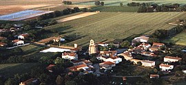 An aerial view of Lannes