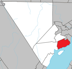 Location within Charlevoix RCM.