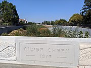 Lower Silver Creek concrete channel at Cunningham Avenue