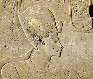 Horemheb on a Luxor bas-relief, 18th dynasty.