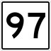 State Route 97 marker