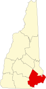 Rockingham County map