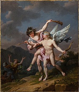 La Folie conduisant l'Amour aveugle, (1796), Paris
