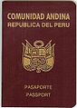 Peruvian Passport issued during the 2000s
