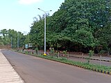 Road leading to the Pilikula Manasa water park