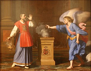 Reynaud Levieux [fr], The Archangel Gabriel Appearing to Zacharias.