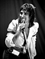 Image 92Singer Rod Stewart performing in 1976. He was one of the major British soft rock artists of the 1970s (from 1970s in music)