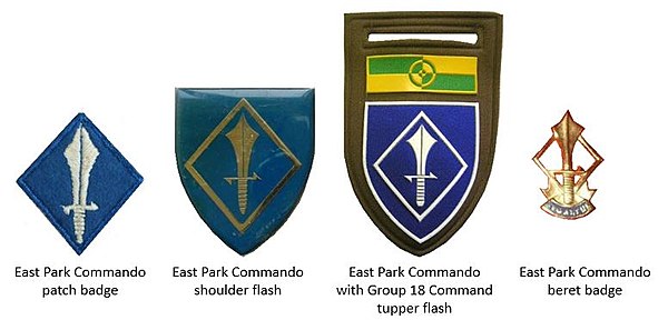 SADF era East Park Commando insignia