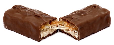 Snickers, a popular chocolate bar