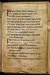 The first page of the St Cuthbert Gospel