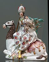 Asia from a set of the Four Continents, modelled by Kaendler, c. 1760