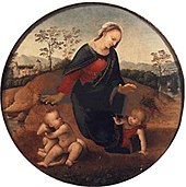 After Leonardo da Vinci, Madonna and Child with the Infant Saint John the Baptist, Villa Scheilbler Gallarati Scotti, Milan