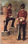 The Manchester Regiment in the last generally worn full dress uniform of 1914.