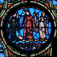 12th-century glass, Saint-Denis