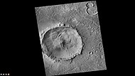 Bacolor Crater, as seen by CTX