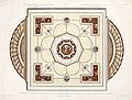 Design by the Adam brothers for a ceiling in Derby House, 1778
