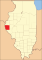 Adams County reduced to its current borders in 1829.