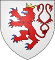 Coat of arms of the lords of Falkenstein, branch of the counts of Cléves-Heinsberg.