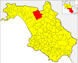 Campagna within the Province of Salerno