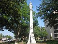 Monument to the Confederate soldier at the Gregg County Courthouse in Longview, completed by Frank Teich, 1911