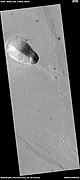 Layers around base of mound, as seen by HiRISE under HiWish program