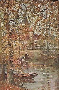 Moulins-Engilbert (1916), oil painting, 123 x 81 cm.