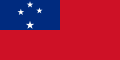 Initial flag of Western Samoa acquired but not approved (26 May 1948)