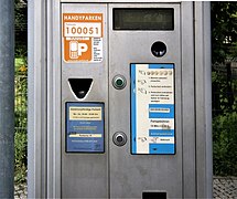 Parkautomat der Parkzone 18