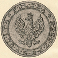 Template of the white eagle in the coat of arms of Poland (1919-1928)[14]