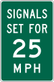 I1-1 Traffic signal speed