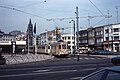 Classic tram in 1980s