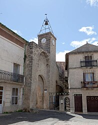 The bell tower in Pouzols