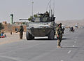 Sassari soldiers on patrol with Freccia IFVs in Afghanistan