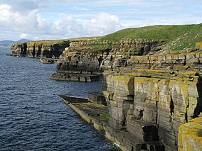 The cliffs at Mid Clyth
