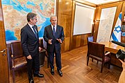 Secretary Blinken with Israeli Prime Minister Benjamin Netanyahu in Jerusalem, May 2021