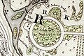 Inner Circle, Regent's Park, 1833 Schmollinger map