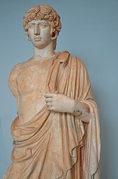 Antinous as Asclepius, Archaeological Museum of Eleusis.