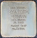 Stolperstein für Rosa Edith Heymann (Kinkelstraße 9)