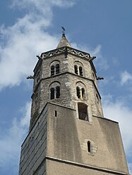 The tower of the church in Saint-Amans-Soult