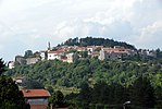 Town of Štanjel situated on a hill