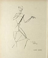 Albert Gleizes, 1915–16, Esquisse pour le portrait de Jean Cocteau