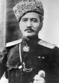 Armenian military commander Andranik wearing a papakha