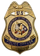 BIA Police badge