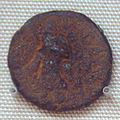 Bronze coin of Kanishka, found in Khotan, modern China.