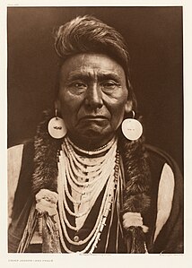 Chief Joseph, by Edward S. Curtis (restored by Adam Cuerden)