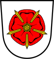 Lippische Rose im Wappen des Kreises Lippe
