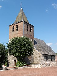 The church in Escarmain